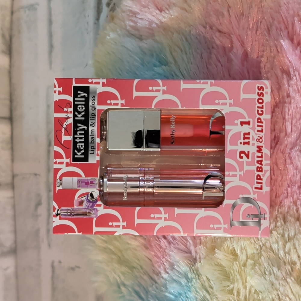 Pink Lip Balm & Gloss Set